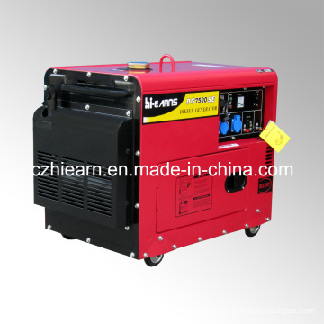 5.5kw Red Color Silent Diesel Generator Set (DG7500SE)